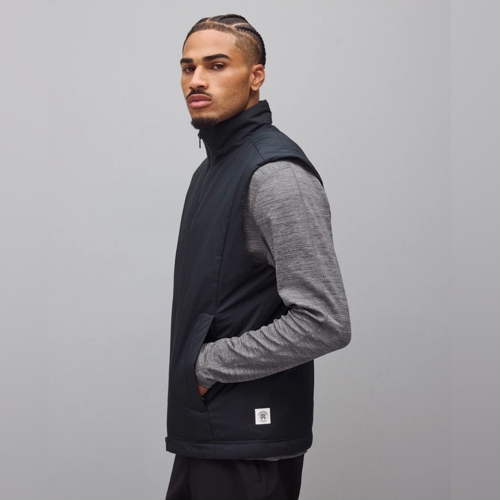 Mens Reigning Champ Nylon Ripstop Signal Vest Medium - Picture 2 of 16